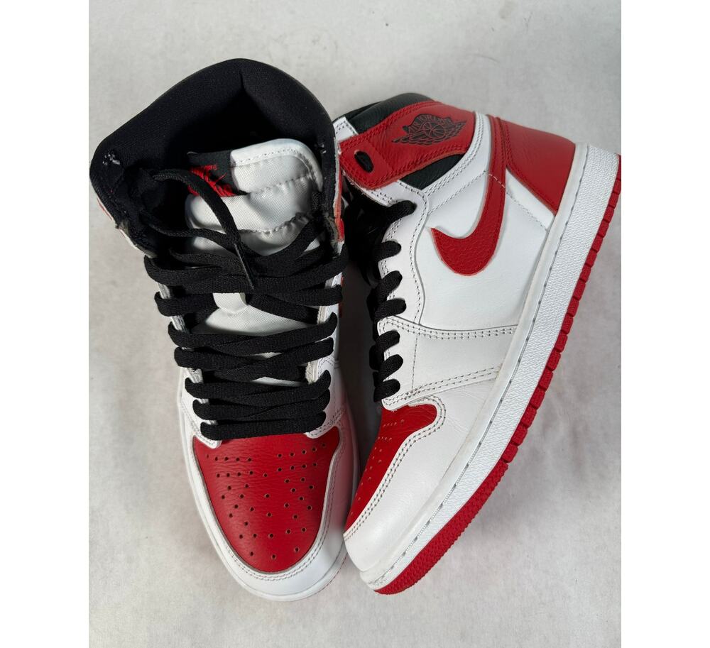 Nike Air Jordan 1 Retro High OG White University Red Men's 7.5 555088-161 Box